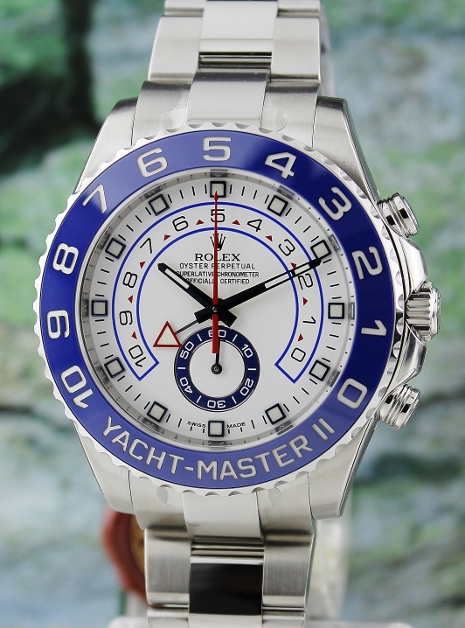 (image for) LIKE NEW ROLEX OYSTER PERPETUAL YACHT MASTER II IN STEEL / 116680